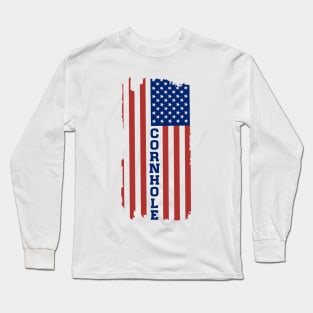 USA Cornhole Long Sleeve T-Shirt